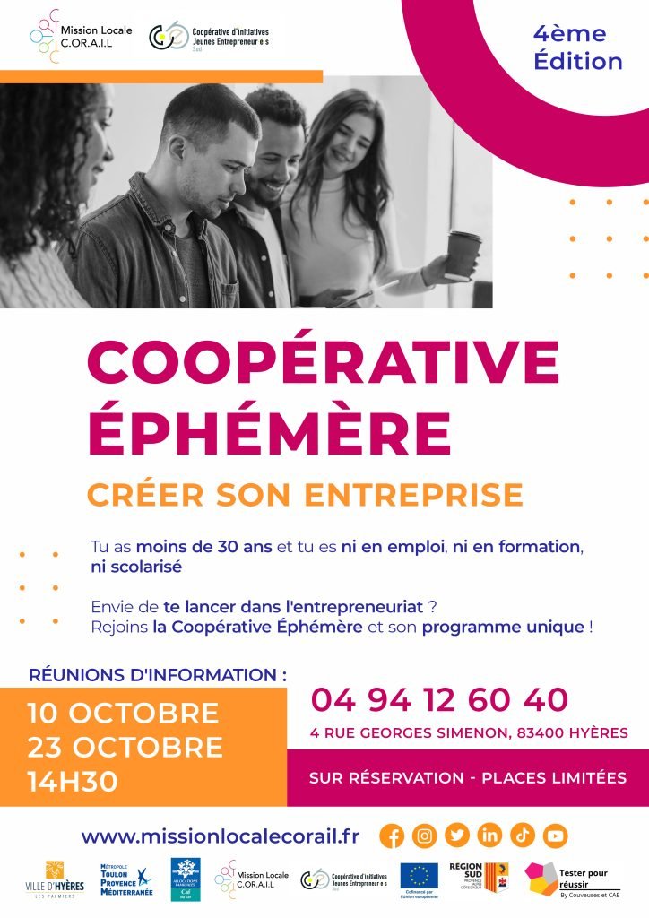 AFFICHE COOPÉRATIVE ÉPHÉMÈRE 2024