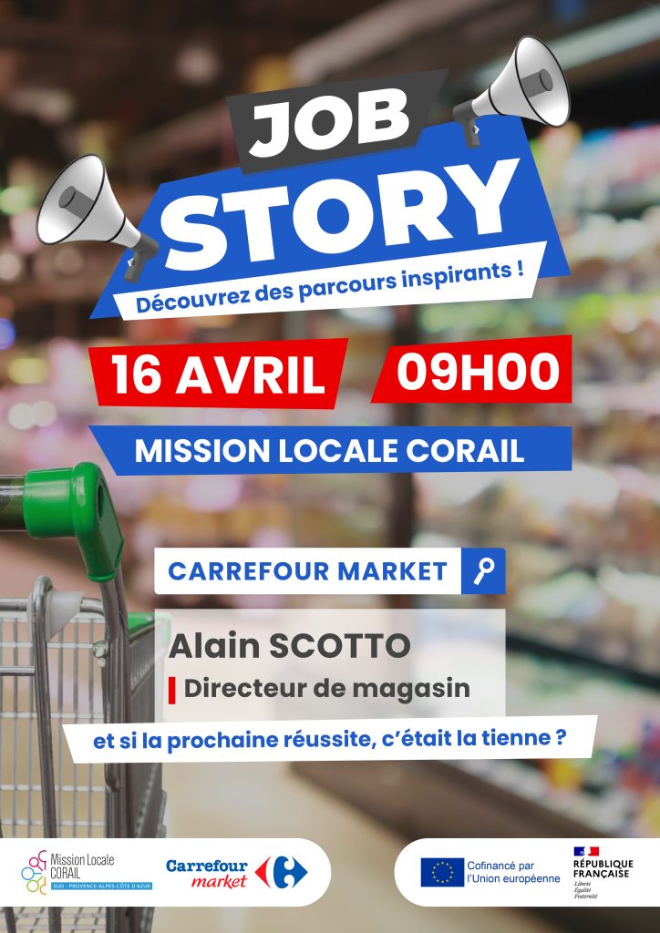 AFFICHE JOB STORY 16 AVRIL 2026